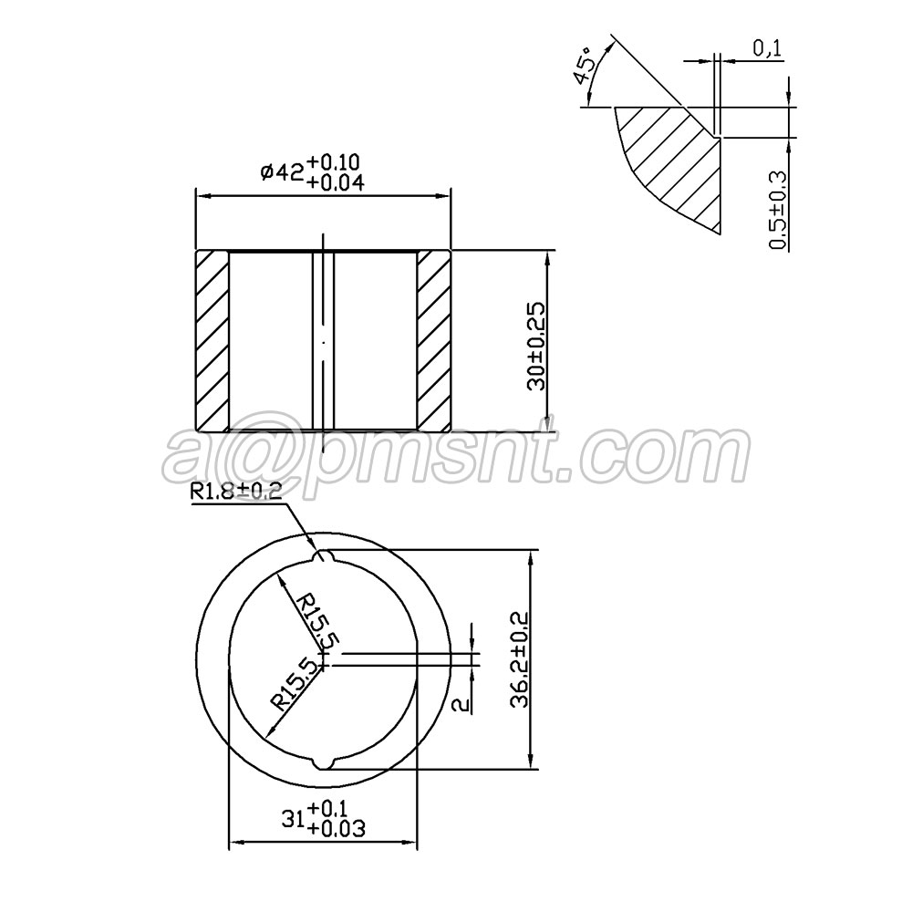 brake brass bushing